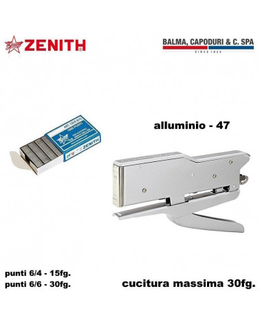 ZENITH CUCITRICE PINZA 548E ALLUMINIO 47