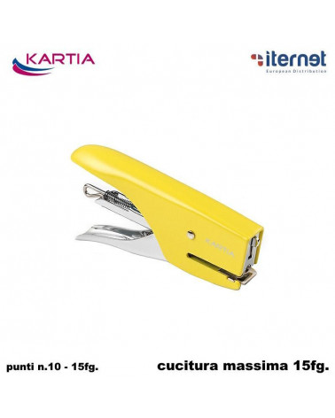 ITERNET CUCITRICE PINZA MINI PUNTO 10 CON PUNTI GIALLO
