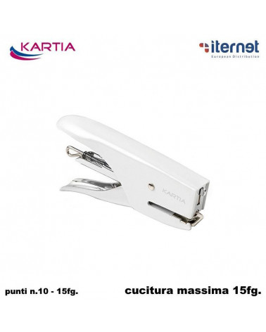 ITERNET CUCITRICE PINZA MINI PUNTO 10 CON PUNTI BIANCO