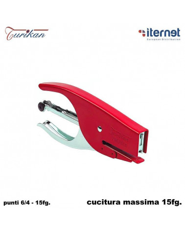 ITERNET CUCITRICE PINZA VIRGINIA ROSSO