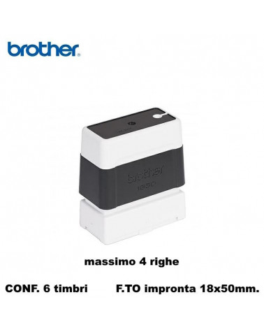 BROTHER TIMBRO NERO 18X50  AUTOINCHIOSTRANTE [6PZ]