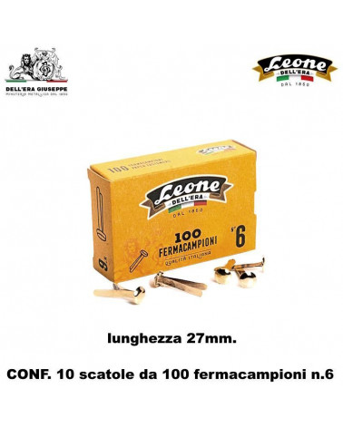 LEONE DELLERA FERMACAMPIONI N.6  [10CF]