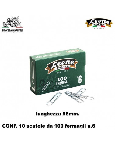 LEONE DELLERA FERMAGLI N.6 [10CF]