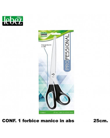 LEBEZ FORBICE ACCIAIO 25CM.LEBEZ MANICO PLASTICA