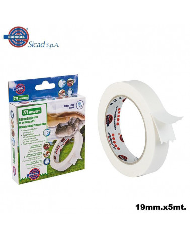 EUROCEL NASTRO BIADESIVO 19X5 FORTE 771