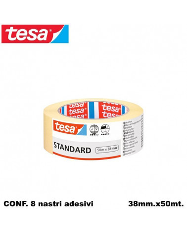 TESA NASTRO ADESIVO CARTA 38X50 CARROZZIERI [8PZ]