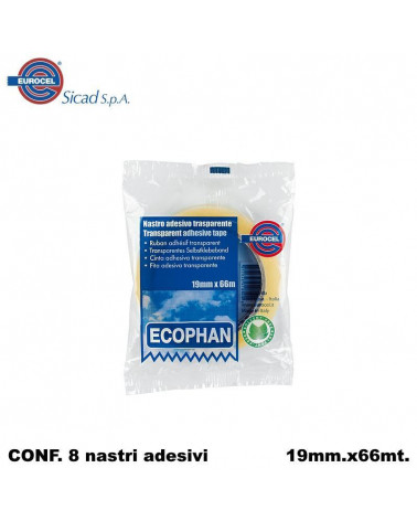EUROCEL NASTRO ADESIVO 19X66 [8PZ]