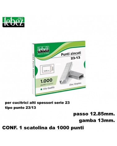 LEBEZ PUNTI 23-13 1000P. PER CUCITRICE