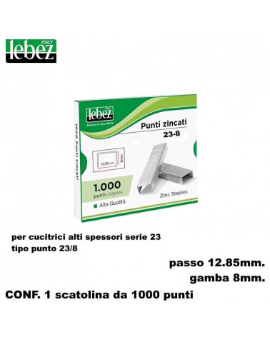 LEBEZ PUNTI 23-8 1000P. PER CUCITRICE