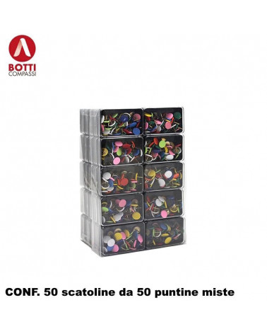 BOTTI PUNTINE COLORATE MISTE [50CF]