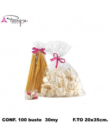 PNP BUSTE CELLOPHAN 20X35 C/PATELLA [100PZ]