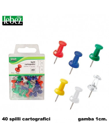 LEBEZ SPILLI CARTOGRAFICI 40PZ.