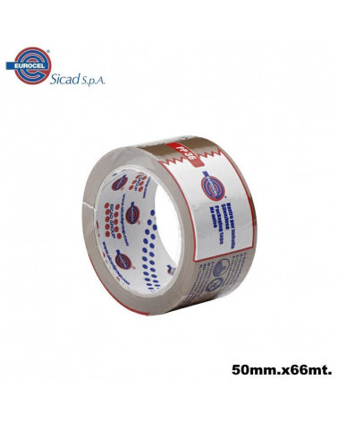 EUROCEL NASTRO ADESIVO 50X66 BLISTER 1PZ.AVANA