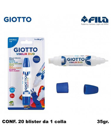 GIOTTO COLLA VINILIK DUO 20 BLISTER 1PZ.