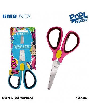 TINTA UNITA FORBICE SAFETY C/CHIUSURA 24pz.