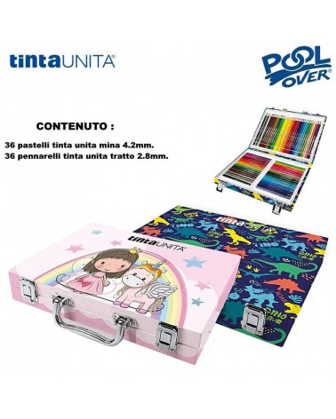 TINTA UNITA VALIGETTA ART BIG 36 PASTELLI + 36 PENNARELLI