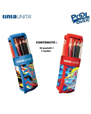 TINTA UNITA YOUNG ROBOT ROTOLO 24 PASTELLI + 1 MATITA