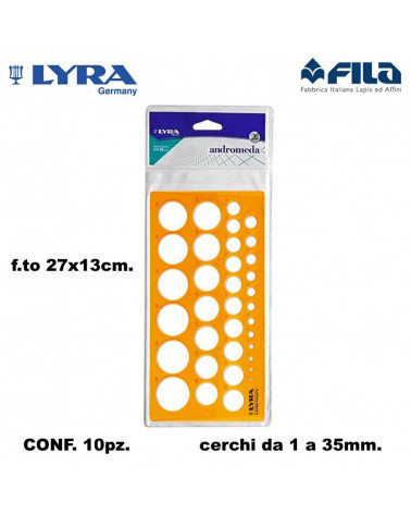 LYRA MASCHERA CERCHIOMETRO 286  FILA [10PZ]