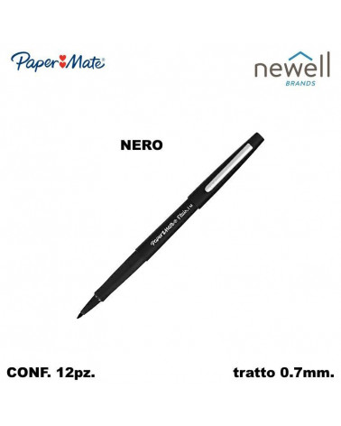 PAPER MATE MARCATORE NYLON  NERO[12PZ]