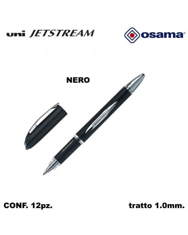 OSAMA ROLLER UNI JETSTREAM 1.0 12PZ. NERO