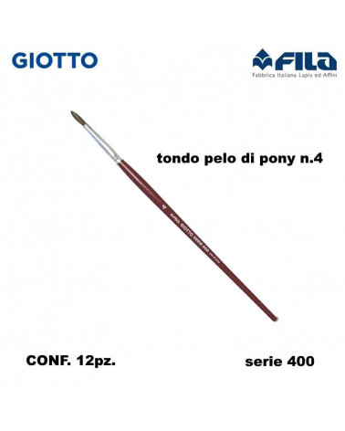 GIOTTO PENNELLO TONDO 400 N.4  [12PZ]