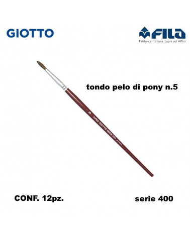 GIOTTO PENNELLO TONDO 400 N.5  [12PZ]
