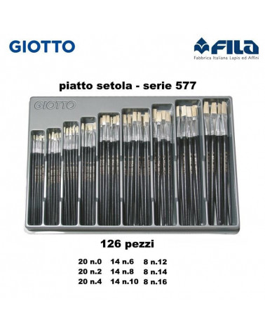 GIOTTO PENNELLO PIATTO 577 126PZ.ESP.