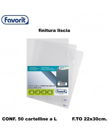 FAVORIT CARTELLE A L APERTE SU DUE LATI 50PZ. LISCIO