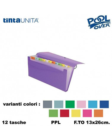 TINTA UNITA PORTADOCUMENTI SOFFIETTO 13X26 99248