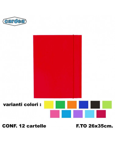 CROMA CARTELLA CON ELASTICO A4 3 LEMBI [12PZ]