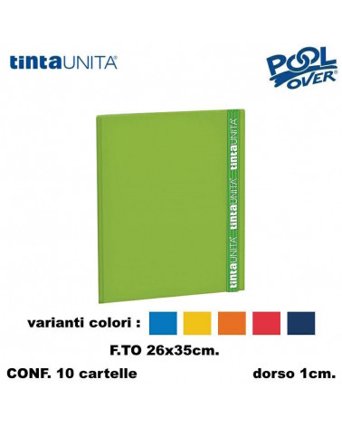 TINTA UNITA CARTELLA CON ELASTICO A4 DORSO 1 41304 [6PZ]