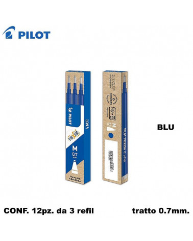 PILOT REFIL FRIXION 3PZ. BLU [12CF]