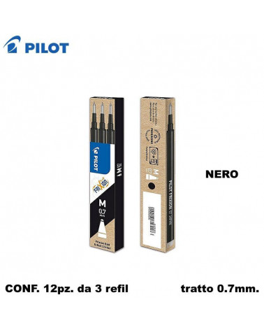 PILOT REFIL FRIXION 3PZ. NERO [12CF]