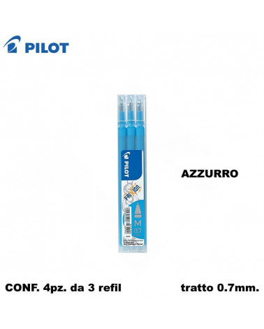 PILOT REFIL FRIXION 3PZ.AZZURRO [4CF]
