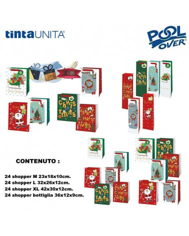 DEDICATO A TE ASS.TO 96 SHOPPER DELUXE NATALE