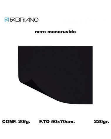 BRISTOL MONORUVIDO 50X70 NERO[20FG]