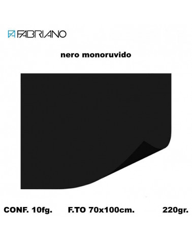 BRISTOL MONORUVIDO 70X100 NERO[10FG]