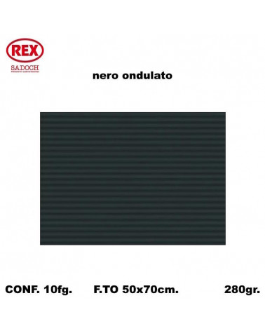 REX GIOCO ONDA 50X70 799 NERO-ONDULATO [10FG]