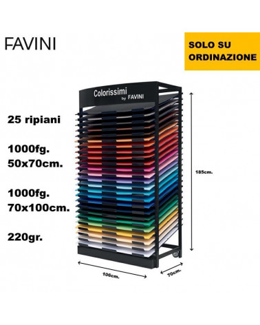 FAVINI MONORUVIDO 50x70 - 70x100 25 SCOMPARTI [1000FG] + [1000FG]