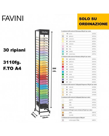 FAVINI ESP RISMA LUCE A4 30 SCOMPARTI