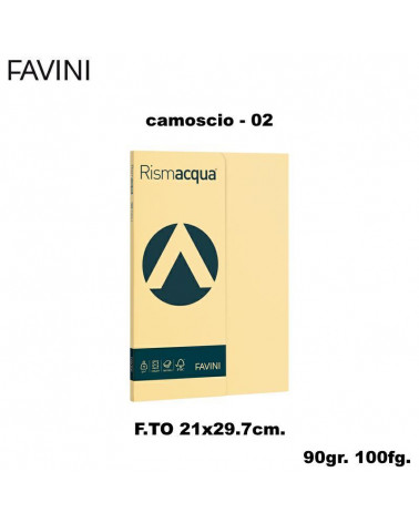 FAVINI RISMACQUA SMALL A4 90gr.100fg.CAMOSCIO-FOTOCOPIE