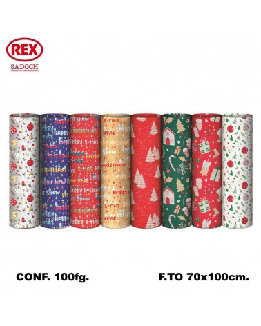 REX CARTA REGALO ECO 40002N 100FG.NATALE