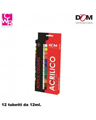 CWR COLORI ACRILICI 12colori 12ml.