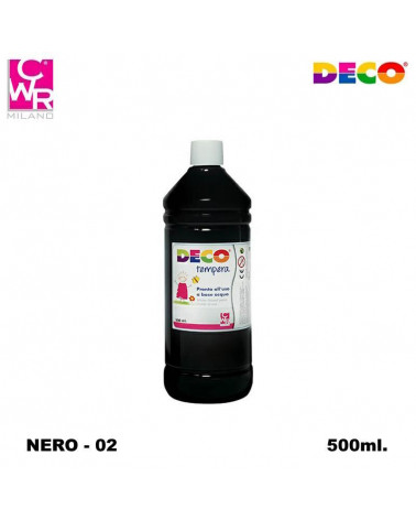 CWR DECO TEMPERA PRONTA 500ml. NERO 02
