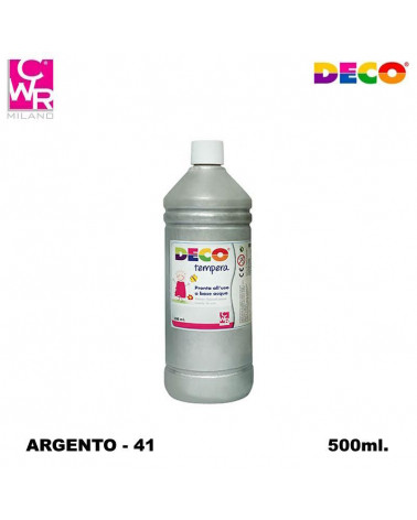 CWR DECO TEMPERA PRONTA 500ml. ARGENTO 41