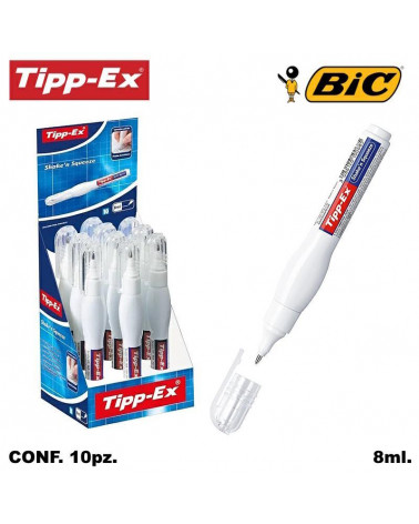 BIC CORRETTORE TIPP-EX SHAKE N SQUEEZE 10PZ. PENNA