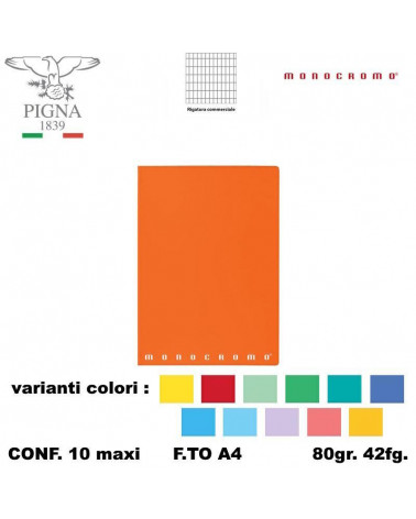 MONOCROMO MAXI 80GR. COMMERCIALE [10PZ]