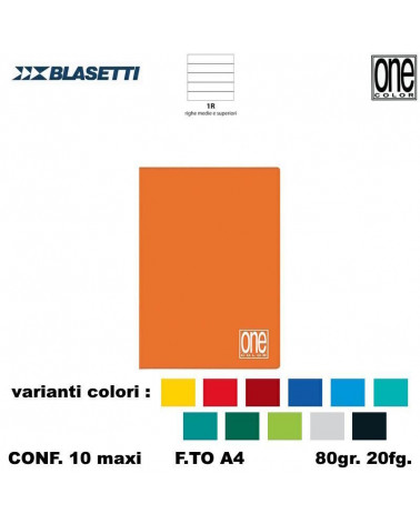 BLASETTI MAXI ONE COLOR 80gr.1R [10PZ]