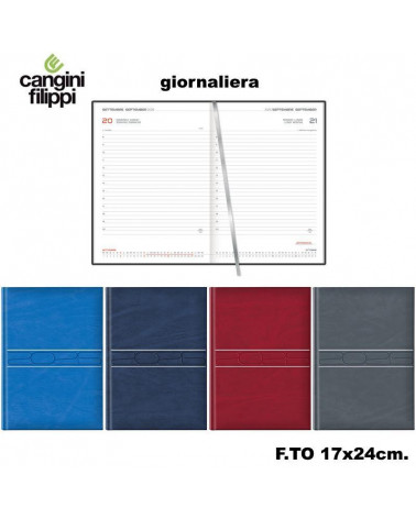 CANGINI FILIPPI AGENDA GIORNALIERA 17X24 I60ZT