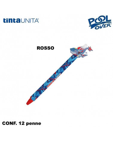 TINTA UNITA YOUNG BOY PENNA SCATTO CANCELLABILE ROSSO [12PZ]
